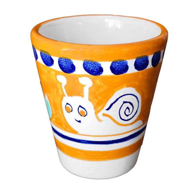 Vaso. Línea Animaletti. Cerámica de Vietri....