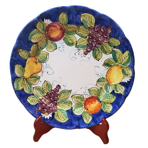 Plate. Fruit Collection. Vietri ceramic. Available soup, dinner, dessert or charger plate.