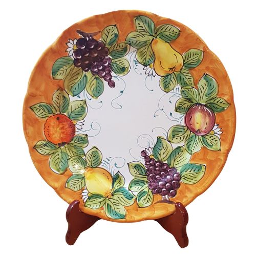 Plate. Fruit Collection. Vietri ceramic. Available soup, dinner, dessert or charger plate.