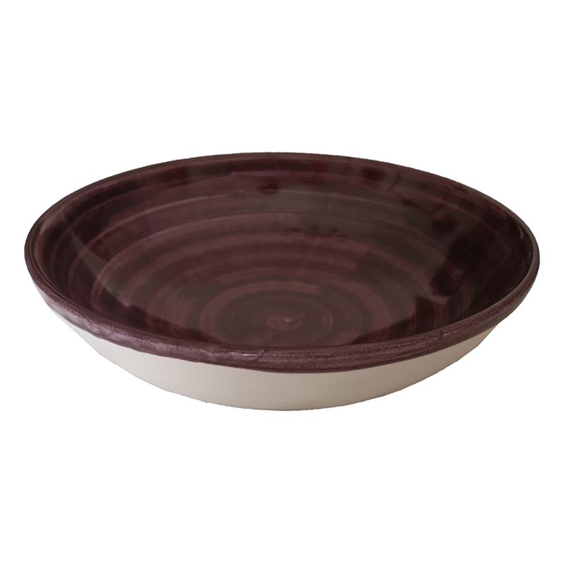 Smooth soup bowl. Brushstroke collection....