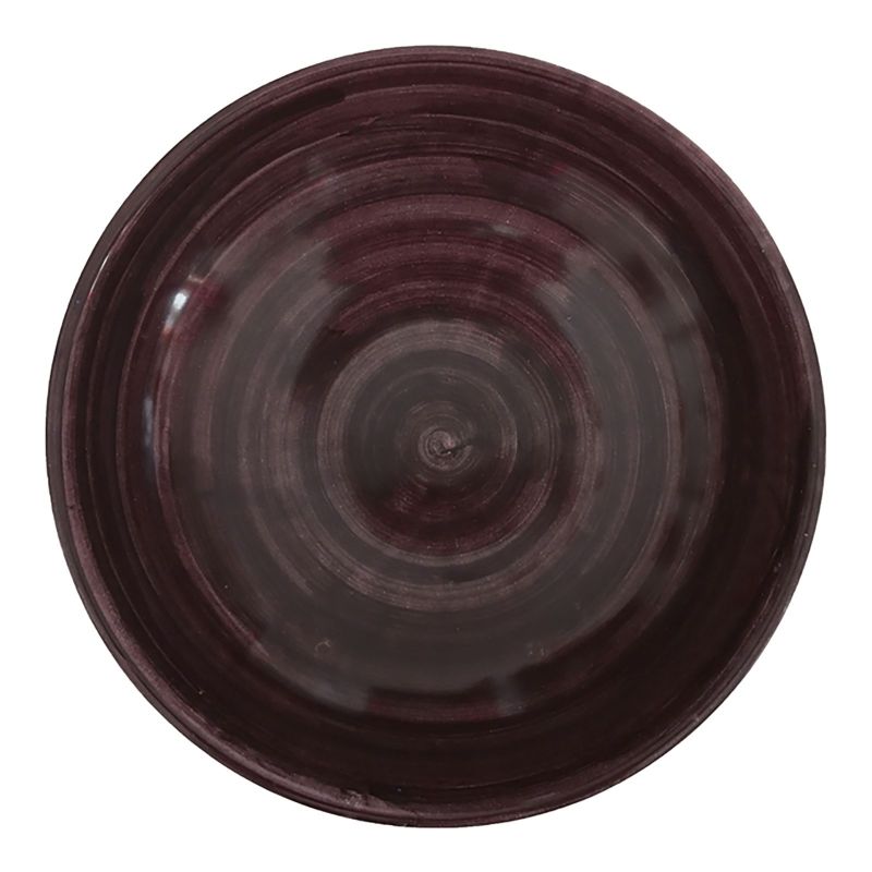 Glatte Suppenschale. Pinselstrich-Kollektion....