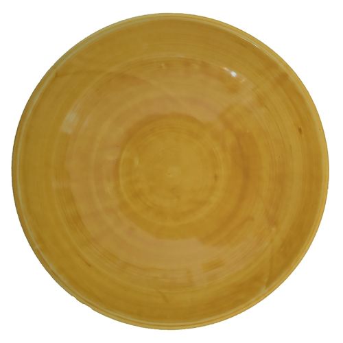 Smooth soup bowl. Brushstroke collection. Hand-painted Vietri ceramic.