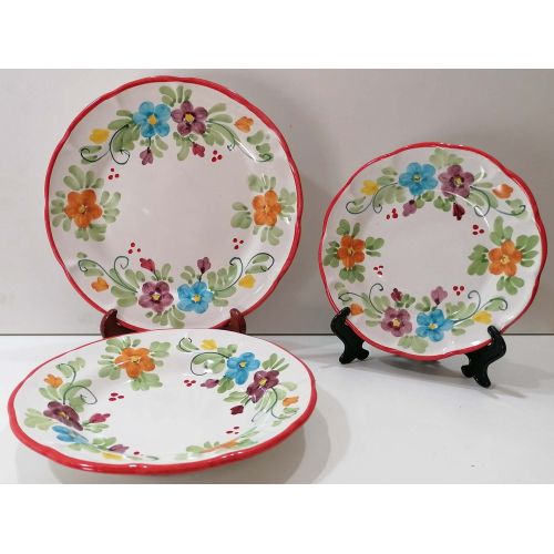 Dishes, Plates Spring line, handpainted in Vietri ceramic