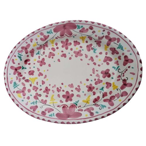 Restaurants line. Big Mama. Oval bowl platter. Serving dish. Vietri ceramics. Hand-painted.