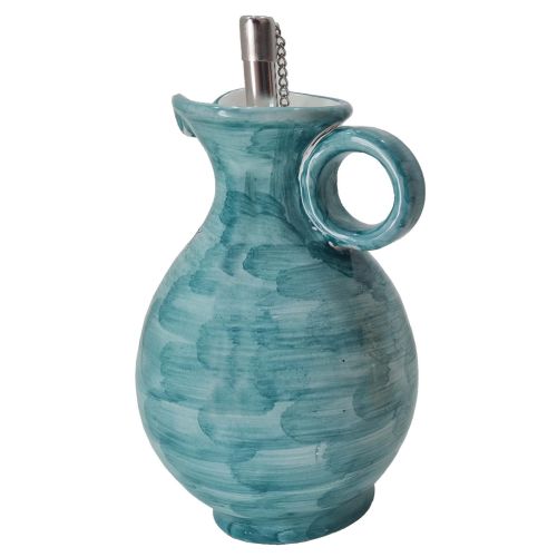 Öl- und Essigflasche mit Griff. Pinselstrich-Kollektion....