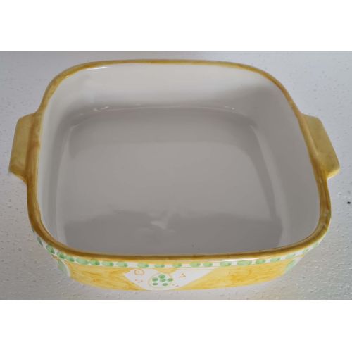 Oven pan Animal line. handpainted Vietri ceramic 2