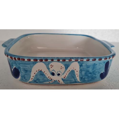Oven pan Animal line. handpainted Vietri ceramic