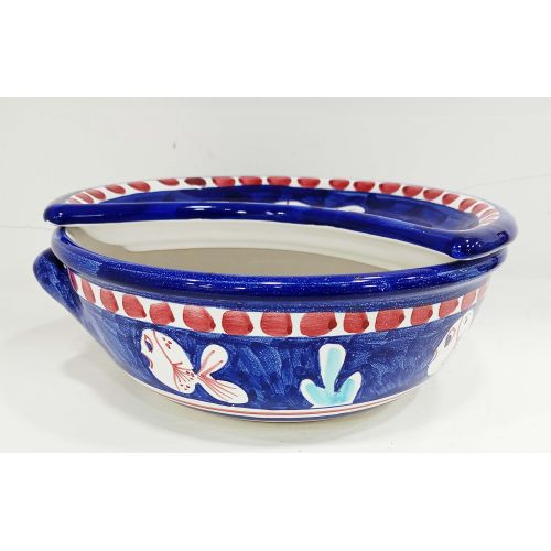 Mozzarella Cheese Pot Animal line - handpainted Vietri... 2