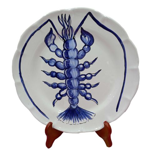 Dish, plate Sea line. Vietri Ceramics dinner, Soup, fruit/Dessert underplate