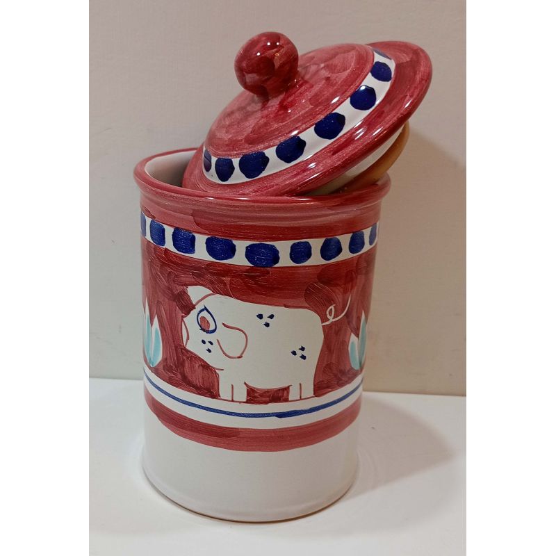 Customizable Jar. Animal Line. Vietri Ceramic....