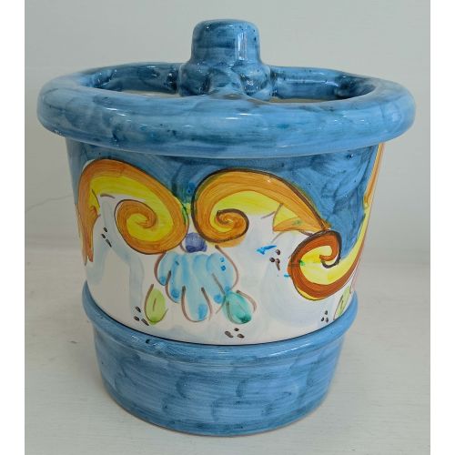Scola Posate. Linea Barocco. Ceramica di Vietri. Dipinto...