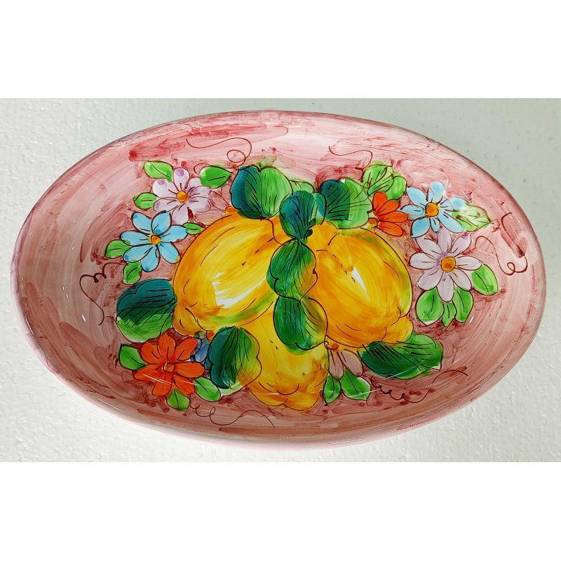 Oval bowl platter. Serving dish. Flowers &...